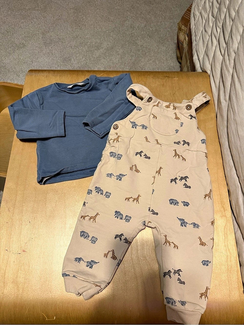 Mayoral 2-Piece Overall and Shirt Set